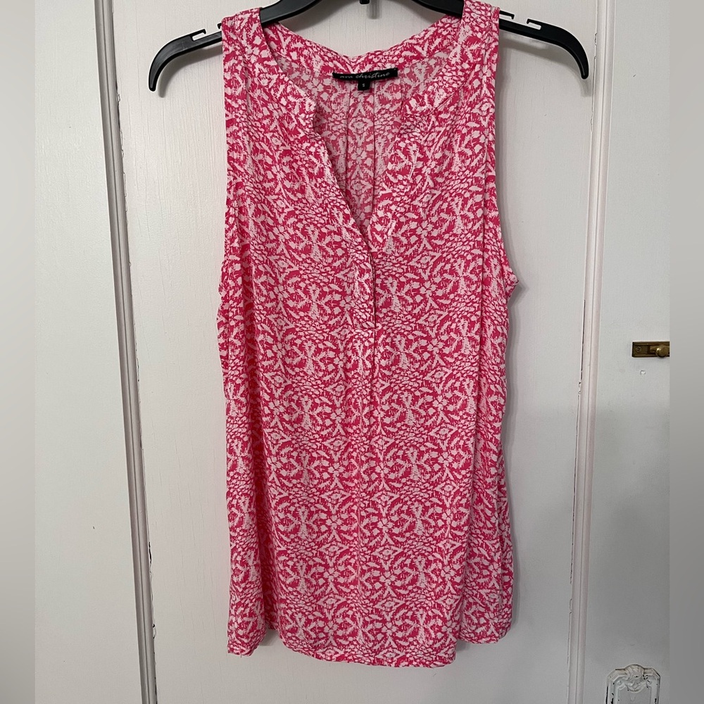 Cool tank by Ava Christine, S, pink/white